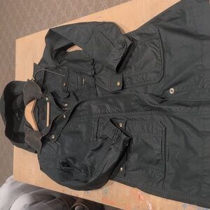 J. Crew Hubter Green Jacket with  Trim Label